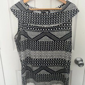 Knit soft shoulder shirt